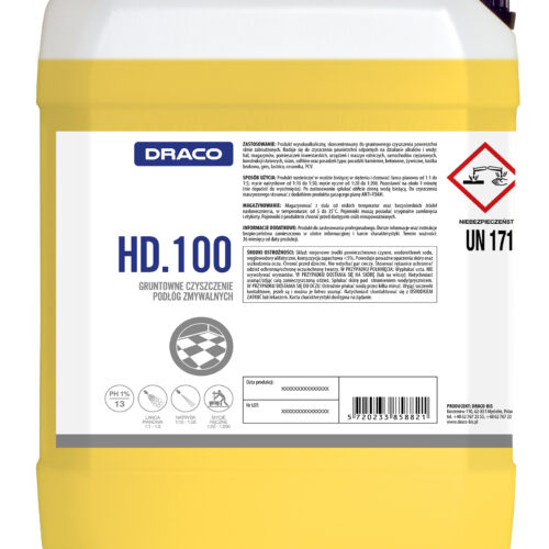 HD.100 Šarminis produktas, skirtas įprastam ir kruopščiam plaunamų grindų valymui,10L