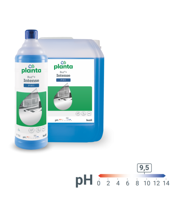 Ekologiškas stiprus paviršių valiklis Buzil BUZ®+INTENSE 1L-P911
