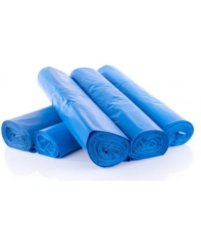 Maišai šiukšlėms 60 L HDPE 1 rul,/10vnt. mėlyni