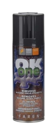 OK ONE Etikečių, silikono, gumos valiklis 200 ML