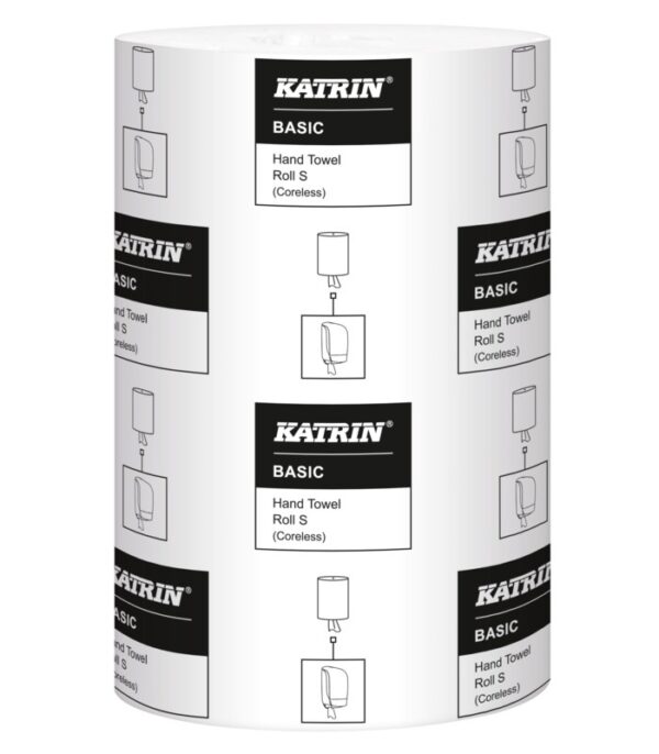 Ruloninis popierius analogas KATRIN 475505 Basic S  baltas Vaida paper KK