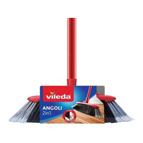 Vileda šepetys ANGOLI 2in1 su kotu
