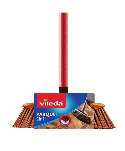 Vileda šepetys PARQUET su kotu